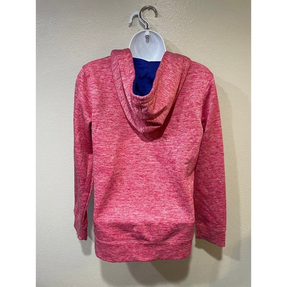 Under Armour XS Big Logo Space Dye Fleece Hoodie Sweatshirt - Picture 3 of 7
